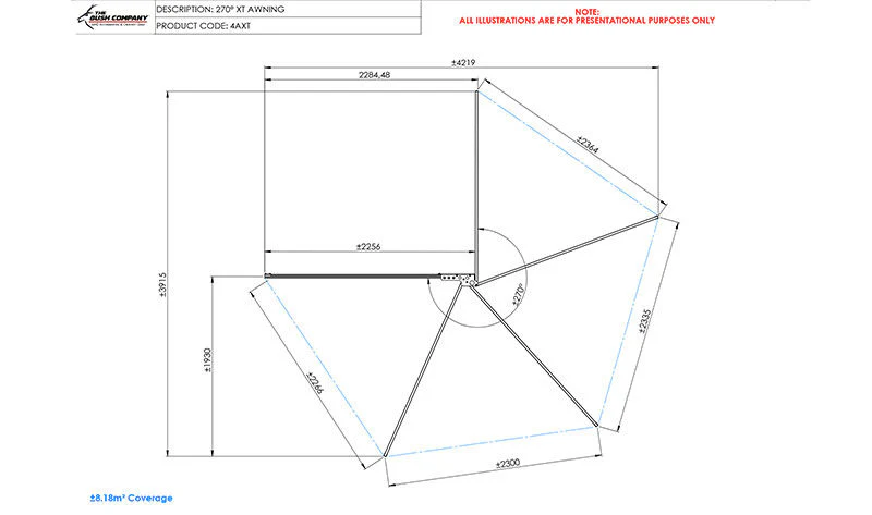 The Bush Company 270 XT Mk2 Awning - Image 4