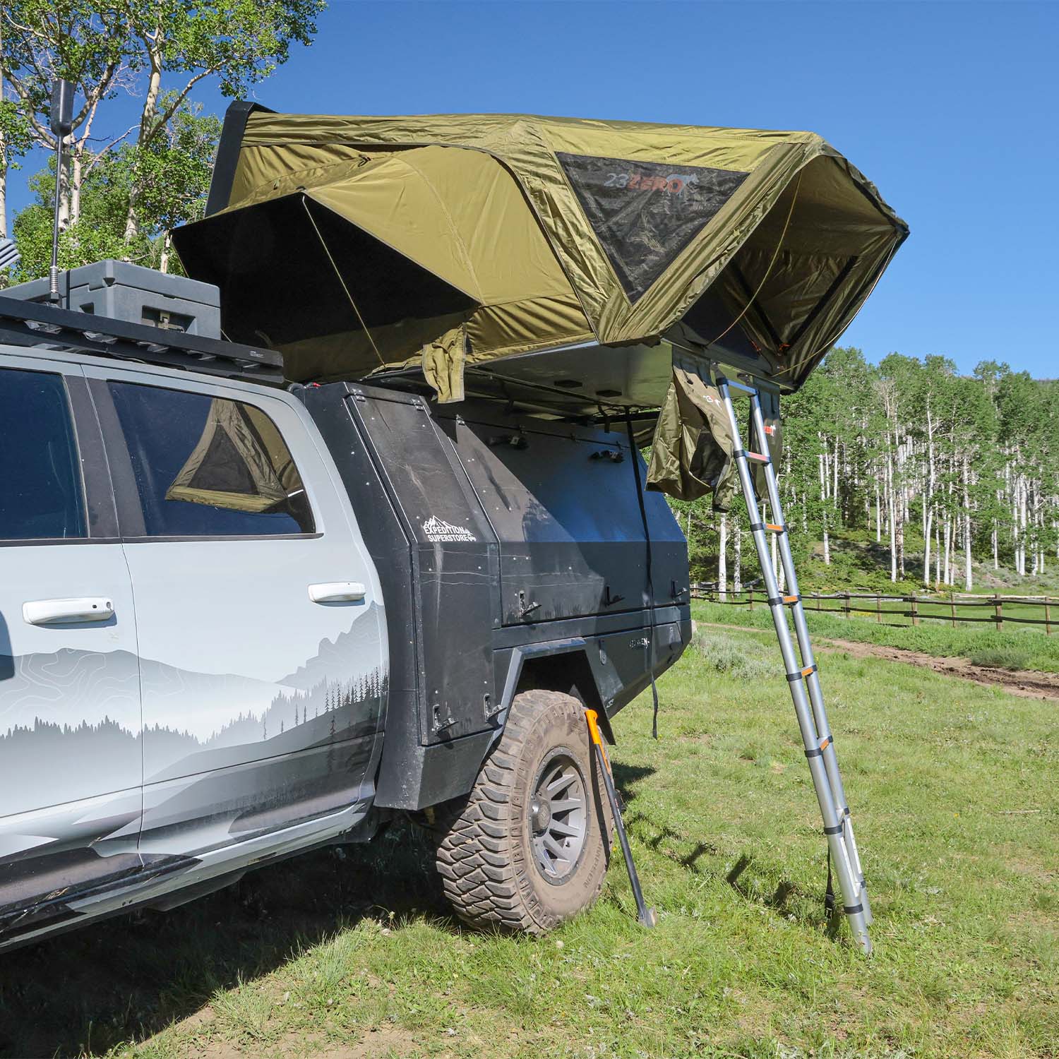 23ZERO Armadillo A3 Hard Shell Rooftop Tent - Image 16