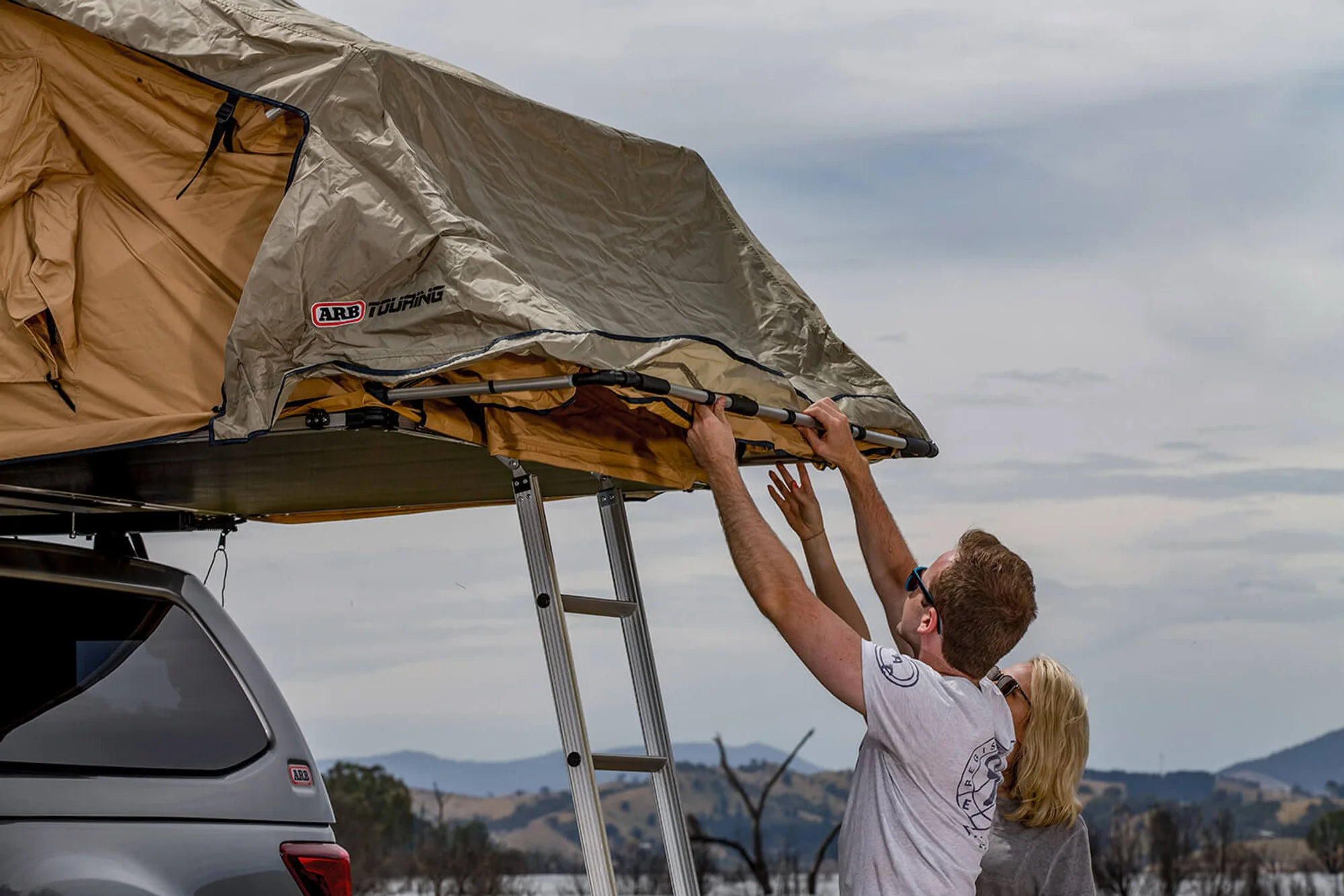ARB Simpson III Rooftop Tent with Annex 803804 - Image 7