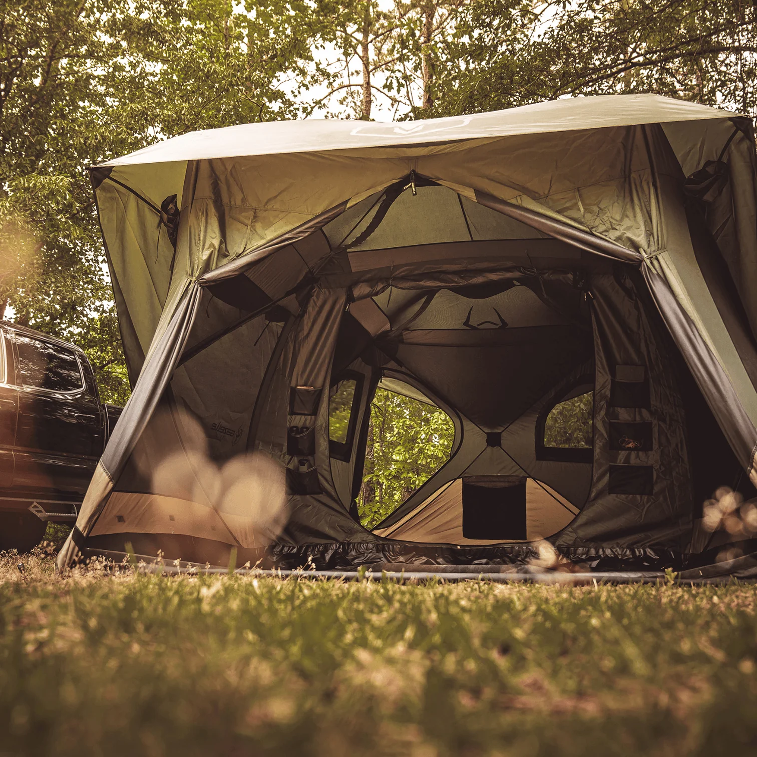 Gazelle T4 Plus Hub Tent Overland Edition - Alpine Green - Image 3
