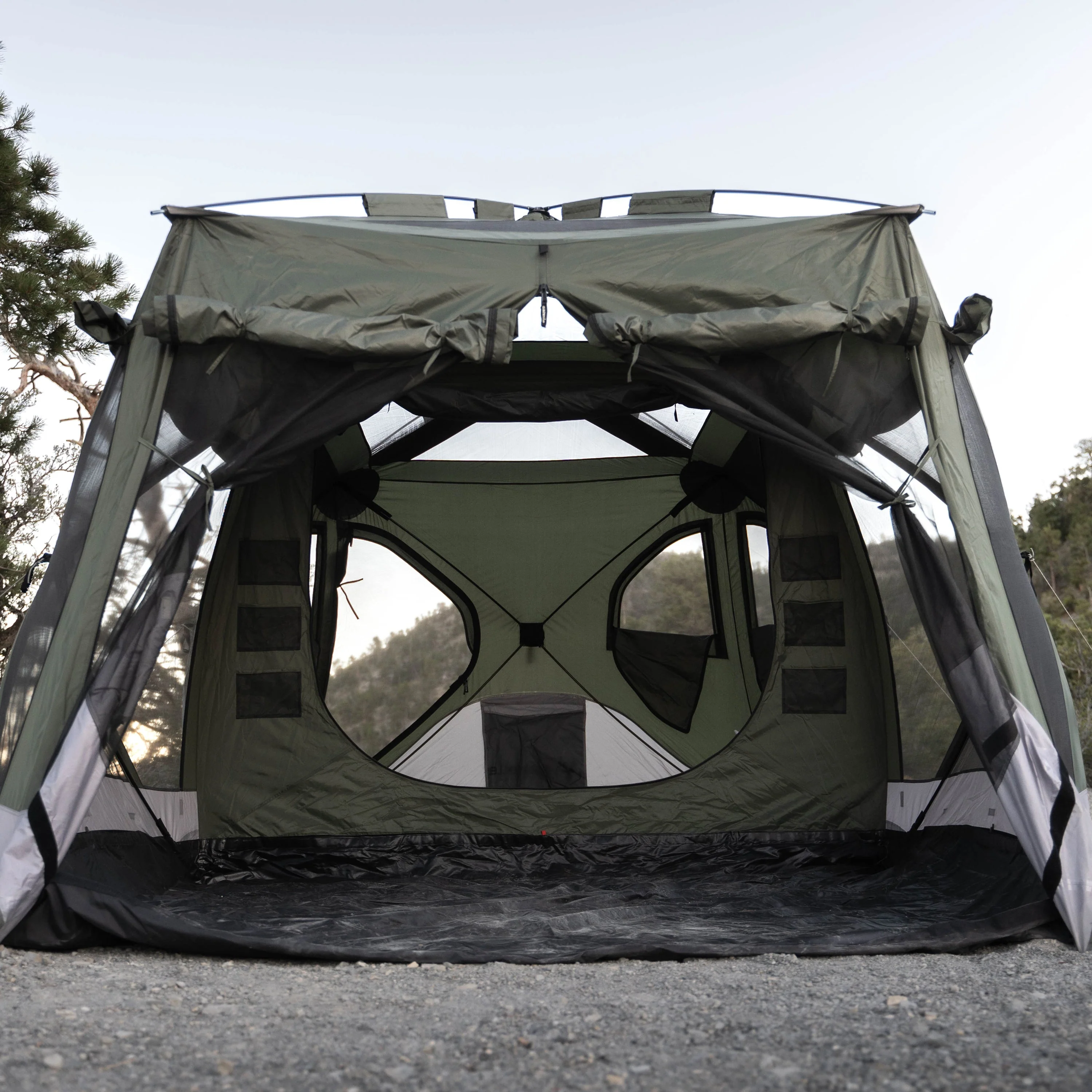 Gazelle T4 Tandem Hub Tent - Alpine Green - Image 7