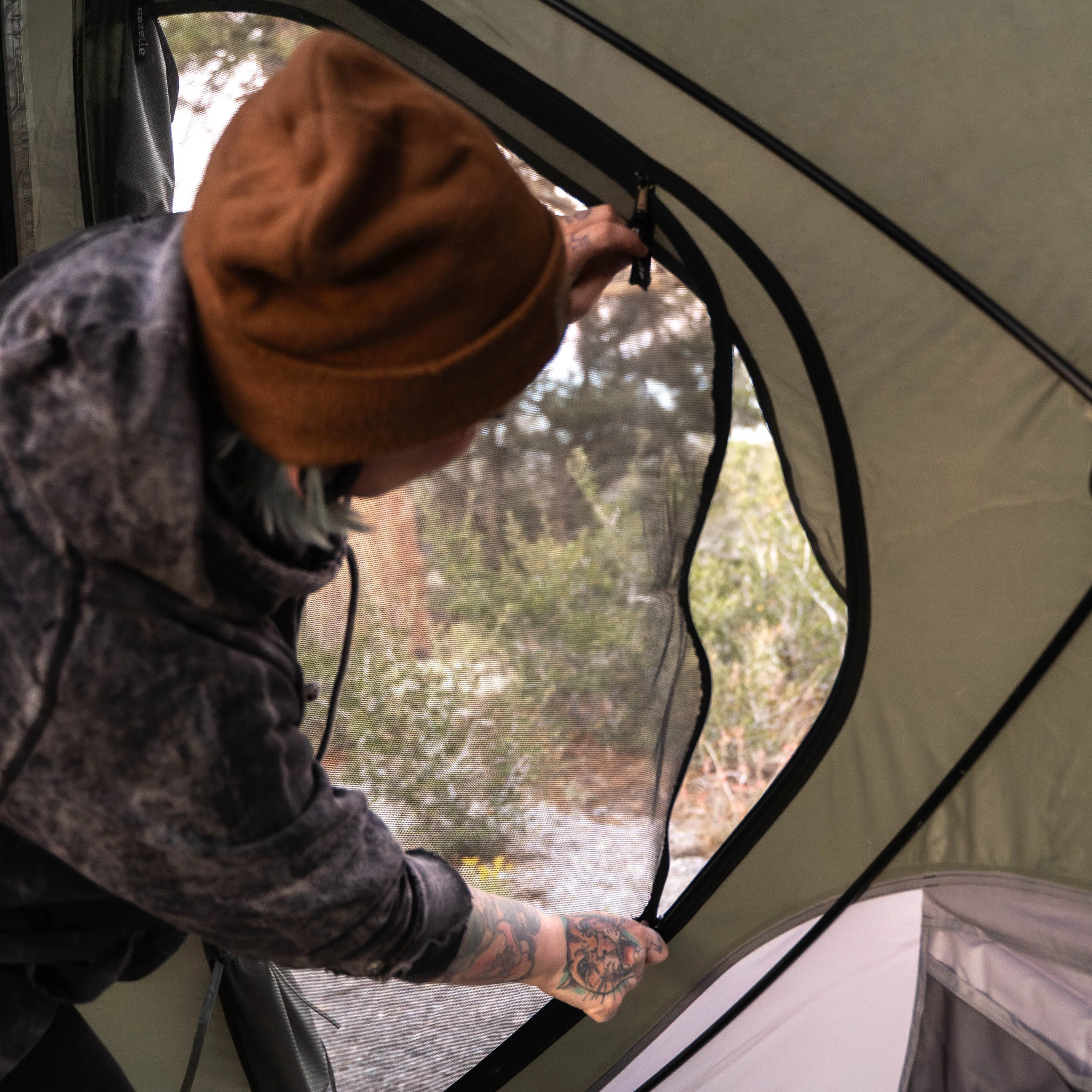 Gazelle T4 Tandem Hub Tent - Alpine Green - Image 8