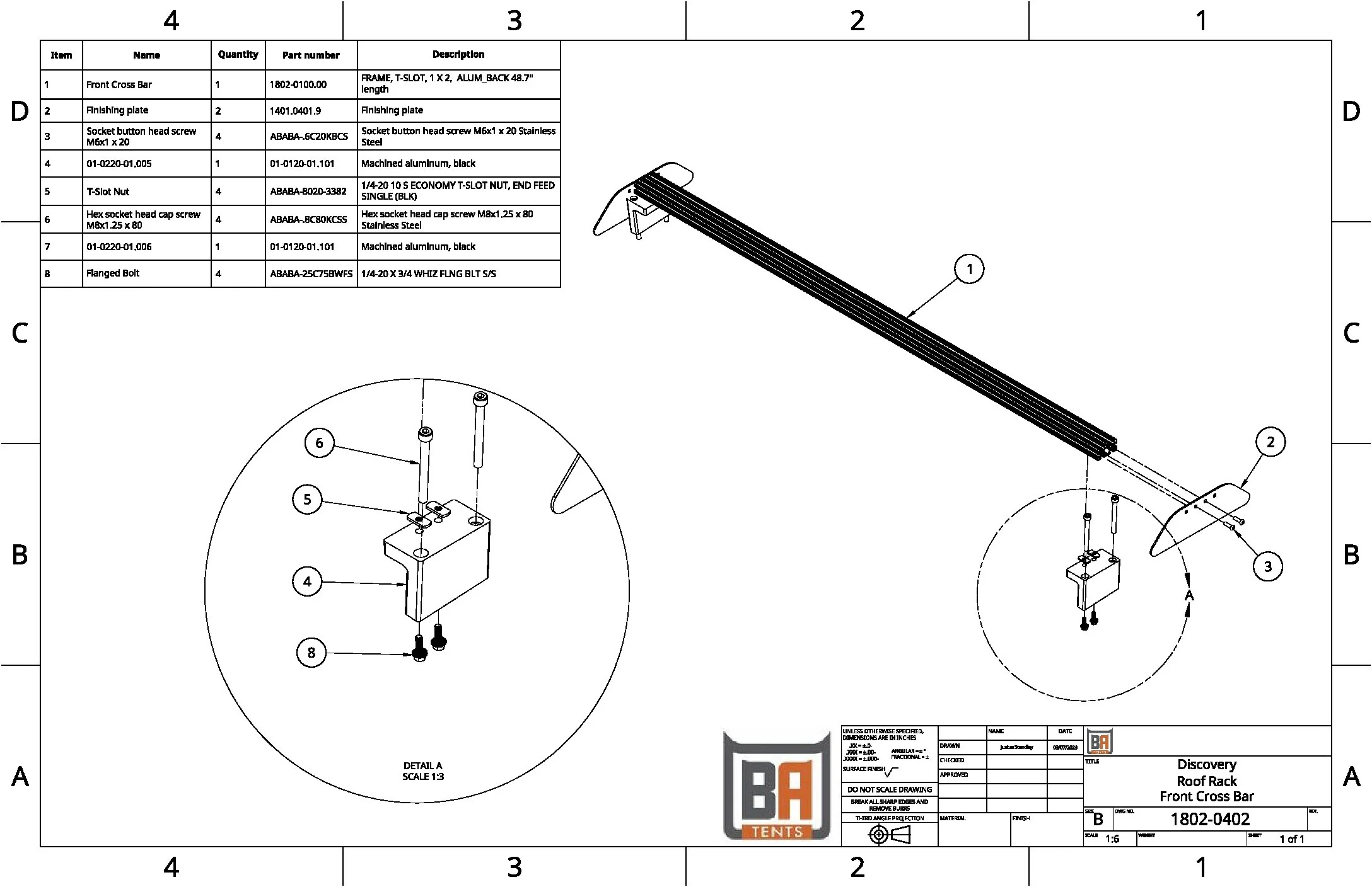 Badass Tents Low Profile Modular Roof Rack - Image 13