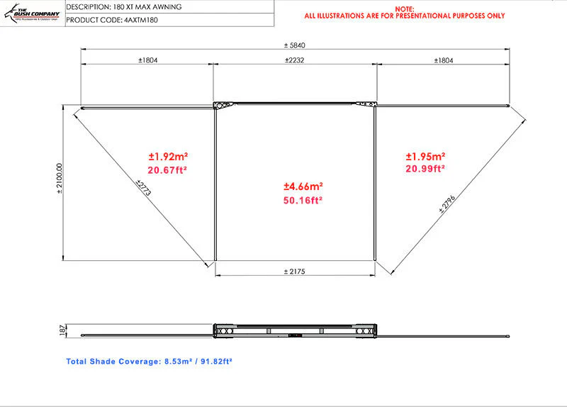 The Bush Company 180 XT MAX Awning - Image 6