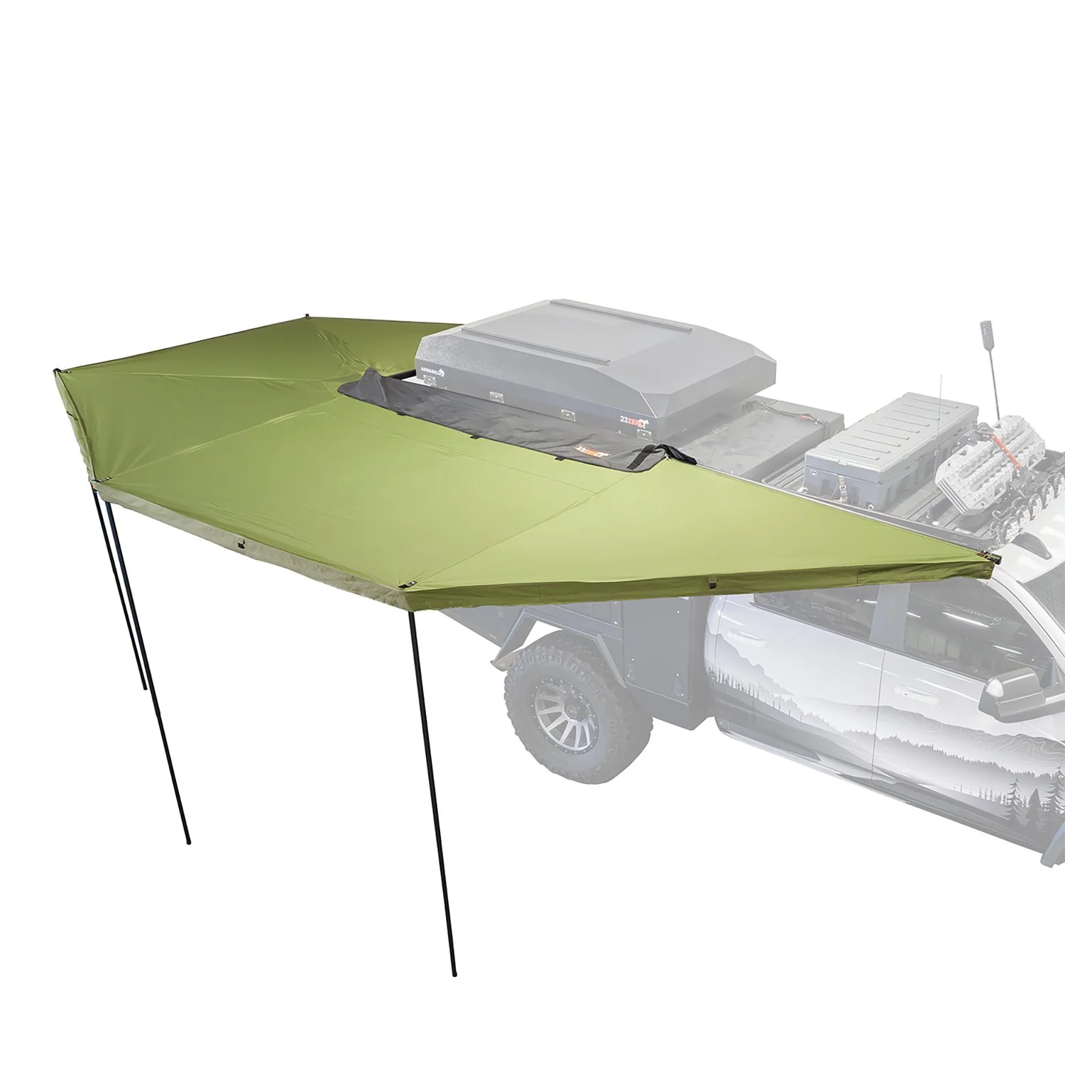 23Zero Peregrine PRO 6 ARM Freestanding 270-Degree Awning - Image 3
