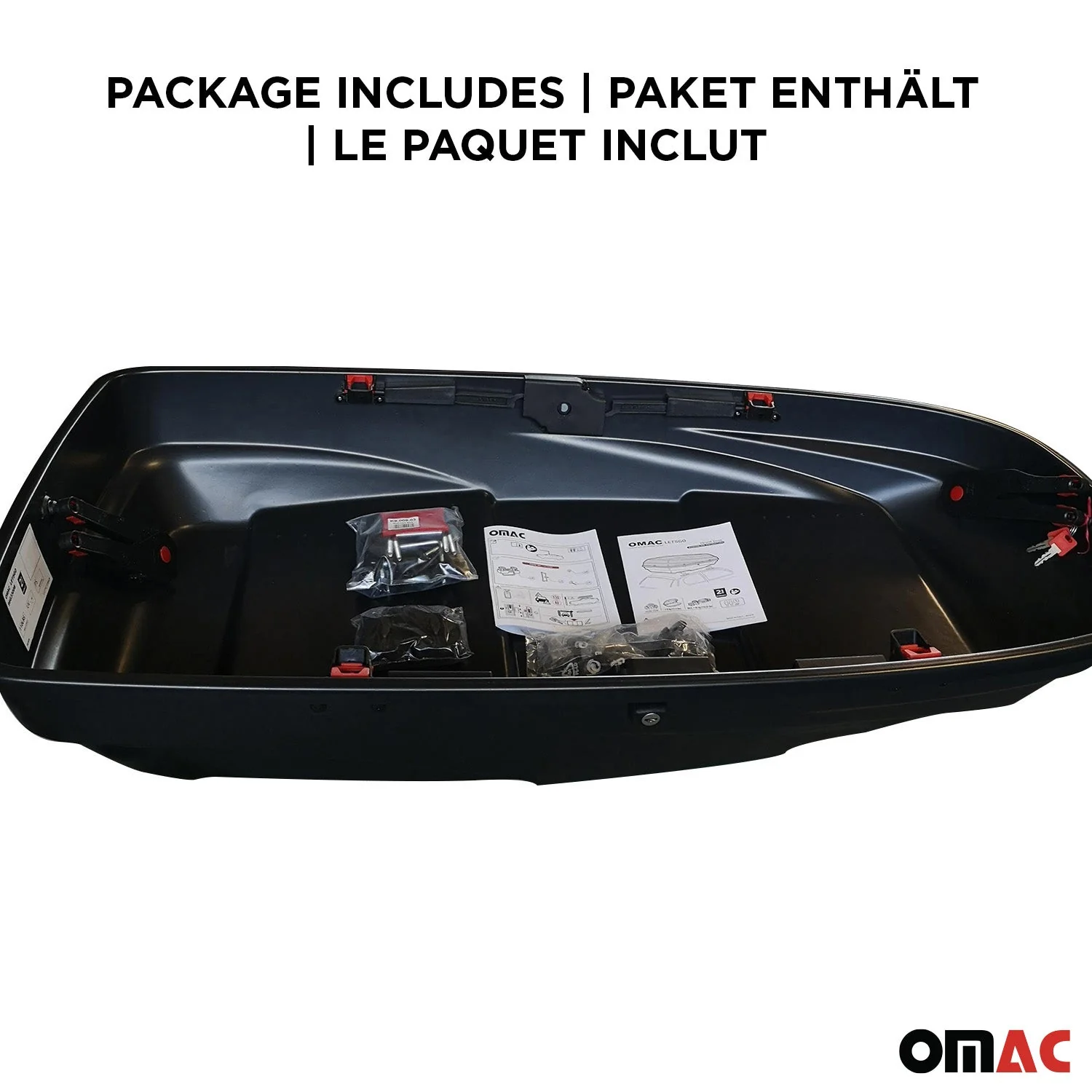 Roof Cargo Box 8 Cubic Feet Dual-Side Opening Black - Image 9
