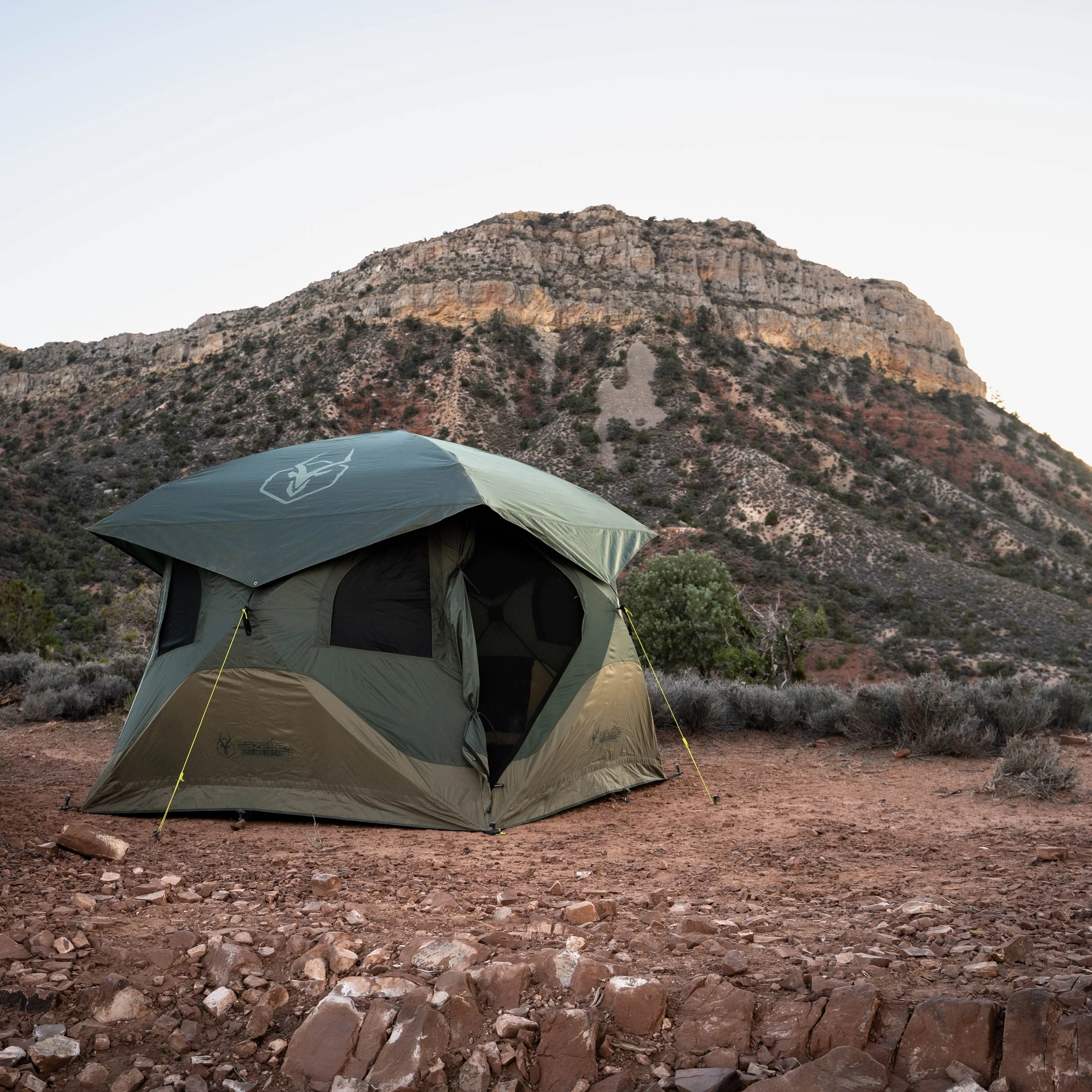 Gazelle T4 Hub Tent Overland Edition - Alpine Green - Image 7