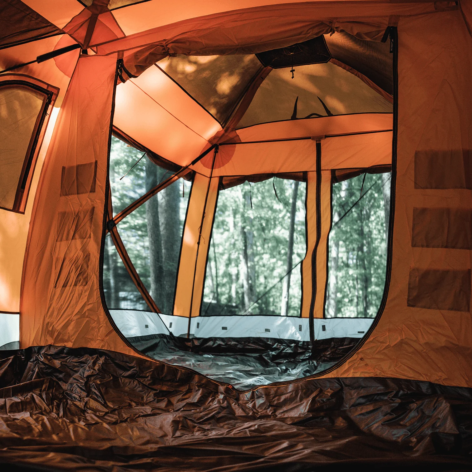 Gazelle T4 Plus Hub Tent - Sunset Orange - Image 5
