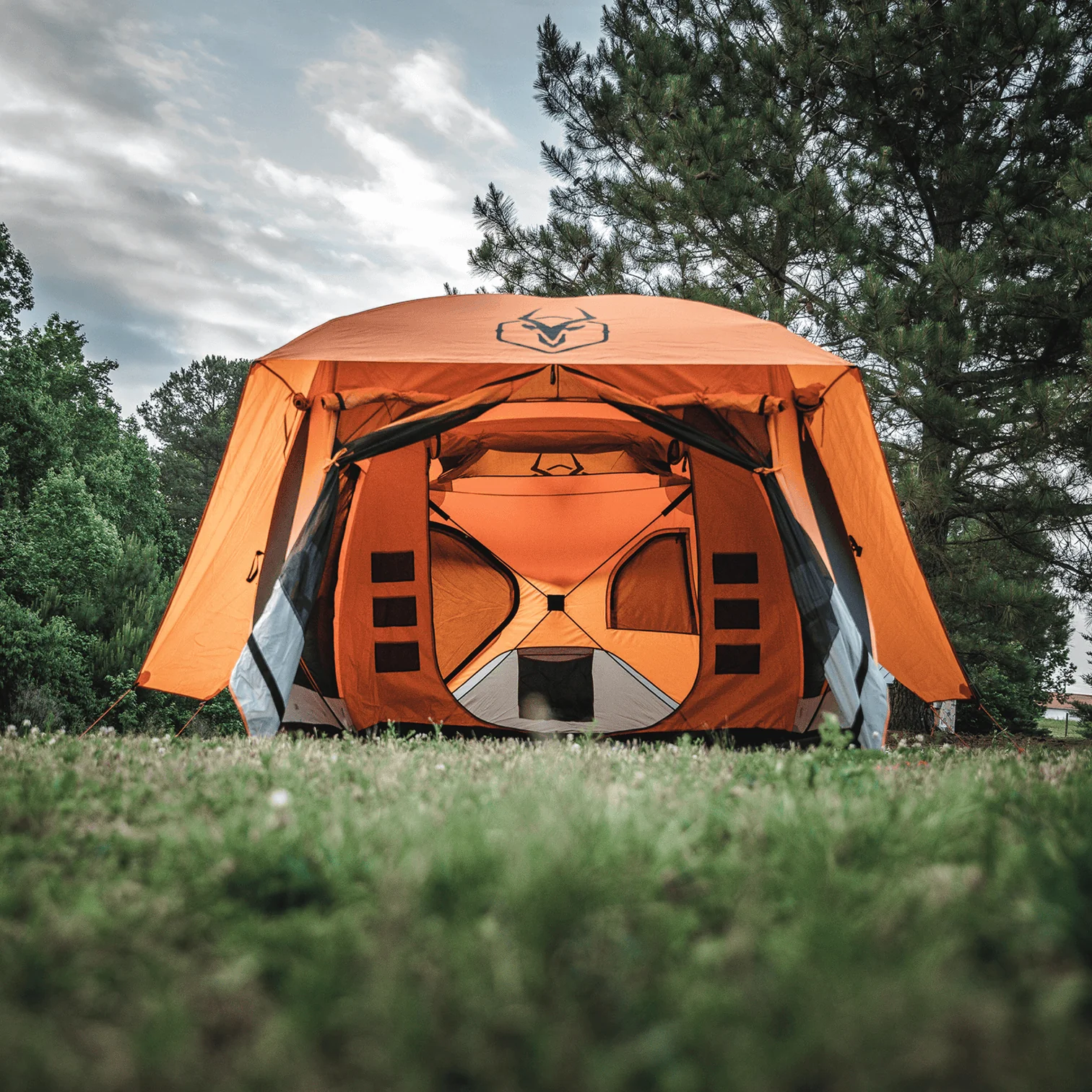 Gazelle T4 Plus Hub Tent - Sunset Orange - Image 6