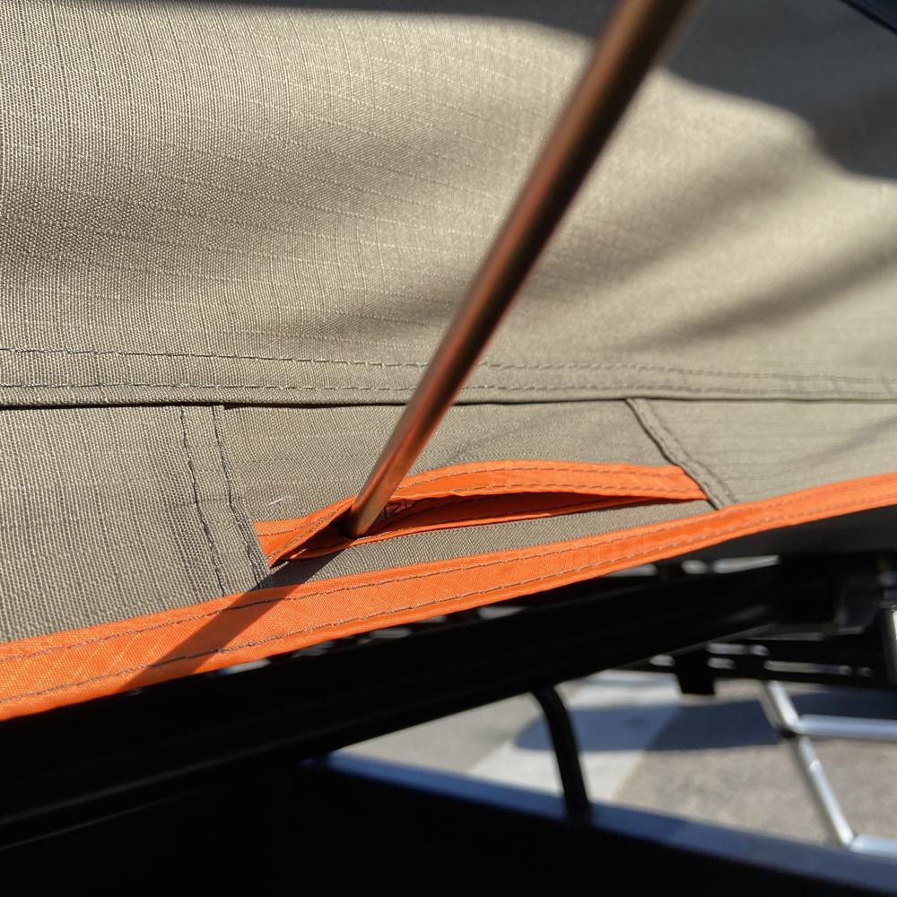 Tuff Stuff Overland Alpha II Hardshell Rooftop Tent, Black, 2 Person - Image 12