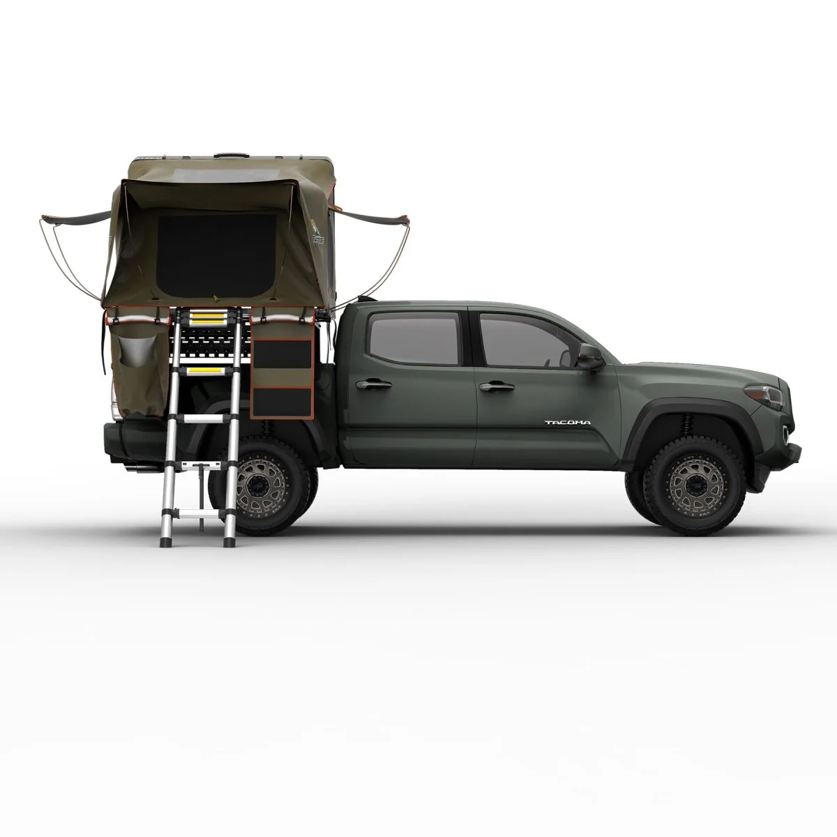 Tuff Stuff Overland Alpha II Hardshell Rooftop Tent, Black, 2 Person - Image 3
