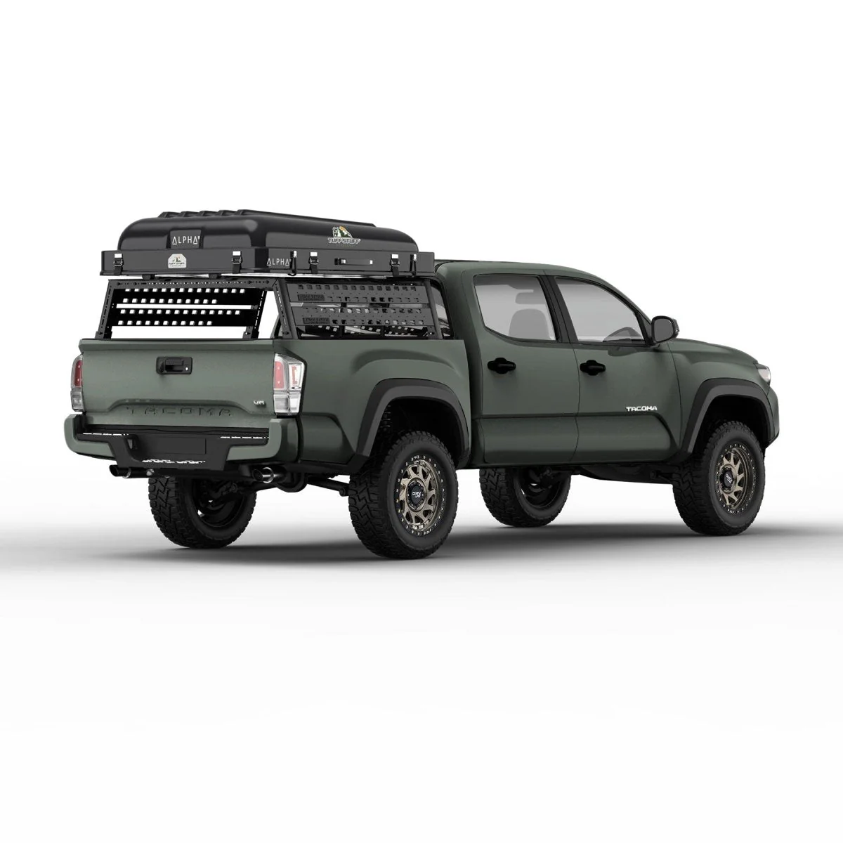 Tuff Stuff Overland Alpha II Hardshell Rooftop Tent, Black, 2 Person - Image 4