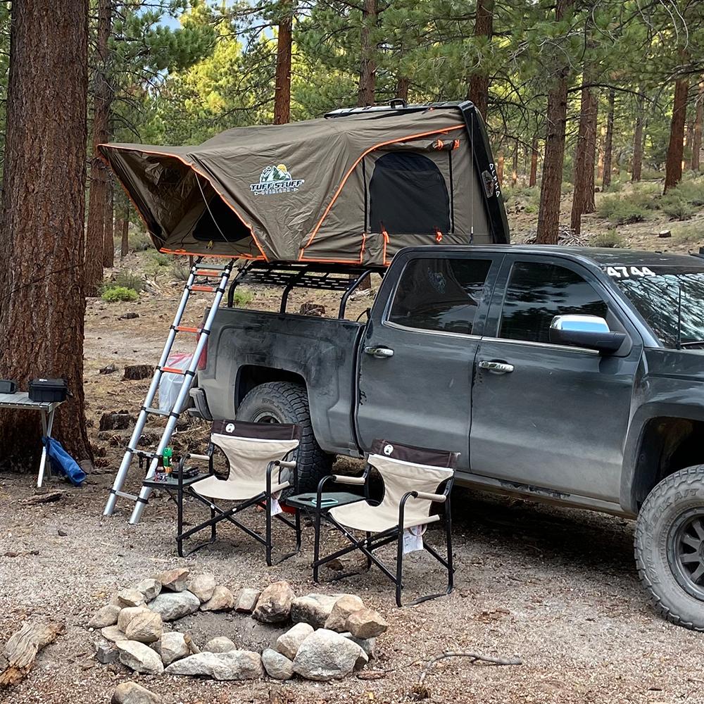 Tuff Stuff Overland Alpha II Hardshell Rooftop Tent, Black, 2 Person - Image 7