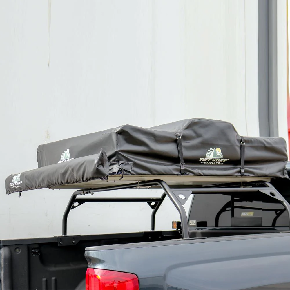 Tuff Stuff Overland Roof Top Tent Truck Bed Rack, Adjustable, Powder Coated 40" - Image 3