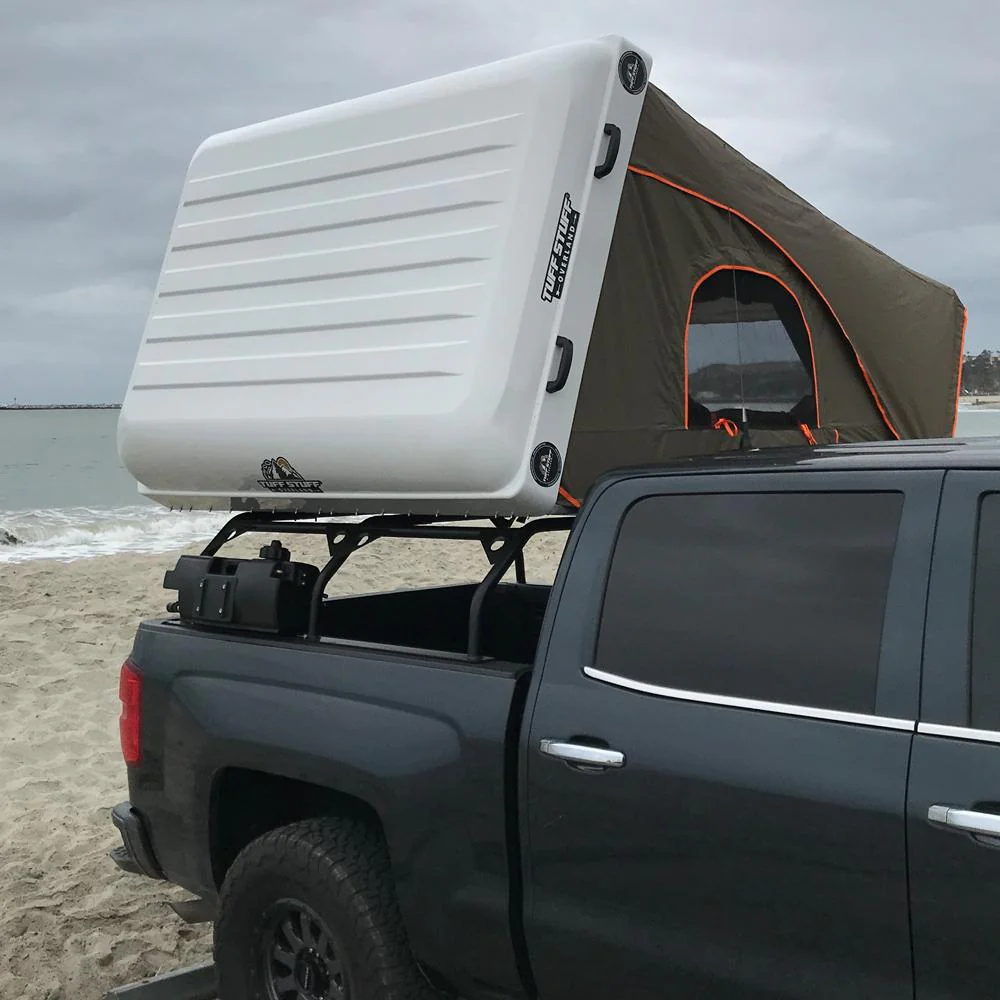 Tuff Stuff Overland Roof Top Tent Truck Bed Rack, Adjustable, Powder Coated 51" - Image 3